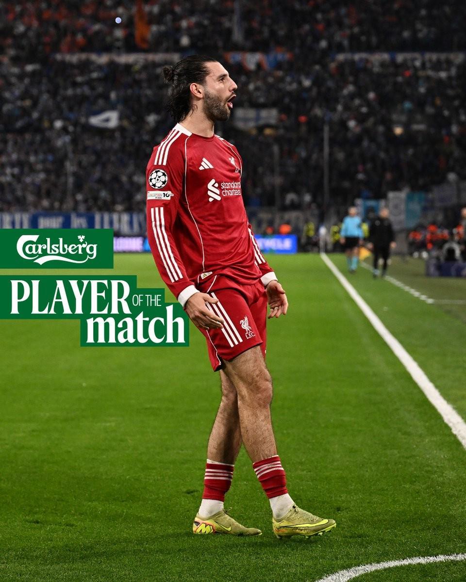 足球赛事-实至名归,索博斯洛伊当选与马赛一役利物浦队内最佳球员