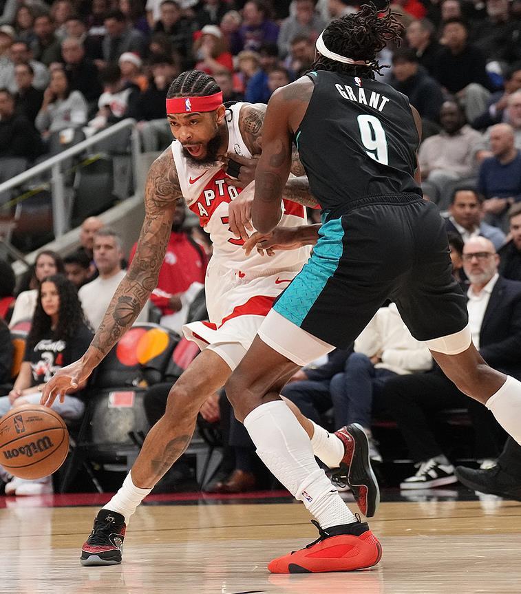 北美世界杯-赛季最低!开拓者43-50猛龙,杨瀚森6分钟3篮板!